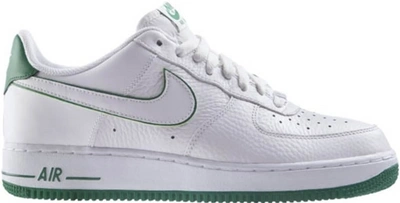 Pre-owned Nike  Air Force 1 Low White Court Green In White/white-court Green