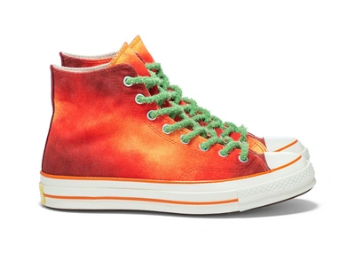 Pre-owned Converse  Chuck Taylor All-star 70 Concepts Southern Flame In Orange/egret/green