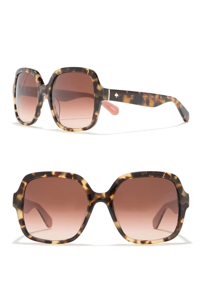 Shop Kate Spade Katelee 54mm Sunglasses In 00t4