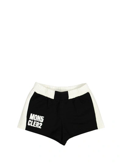 Shop Moncler Teen Shorts Black