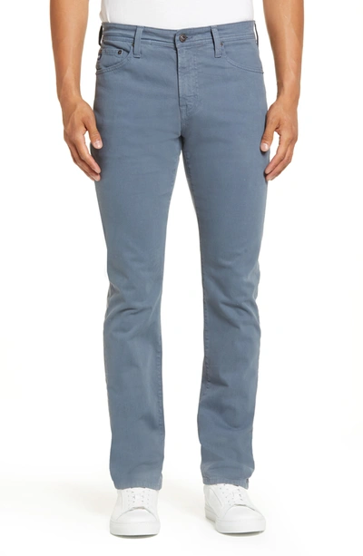 Shop Ag Everett Sud Slim Straight Fit Pants In Blue Heron