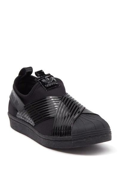 Shop Adidas Originals Superstar Slip-on Sneaker In Cblack/cbl