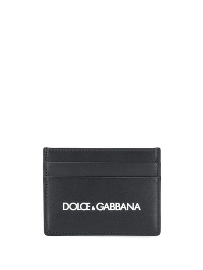 Shop Dolce & Gabbana Portacarte Island In Black
