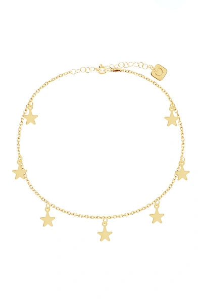Shop Gab+cos Designs 14k Yellow Gold Vermeil Star Charm Anklet