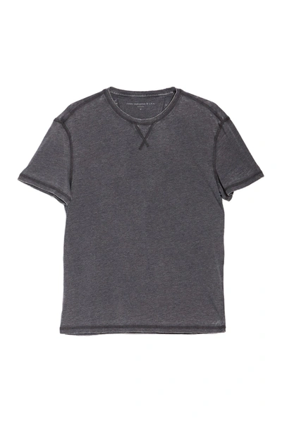 Shop John Varvatos Short Sleeve Crew Neck T-shirt In Black