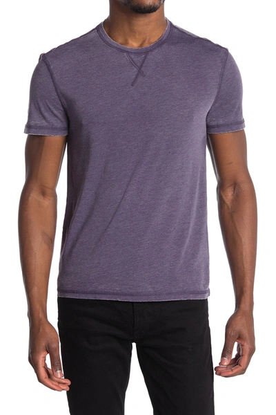Shop John Varvatos Short Sleeve Crew Neck T-shirt In Purple Rain