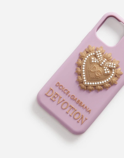Shop Dolce & Gabbana Rubber Devotion Iphone 11 Pro Cover