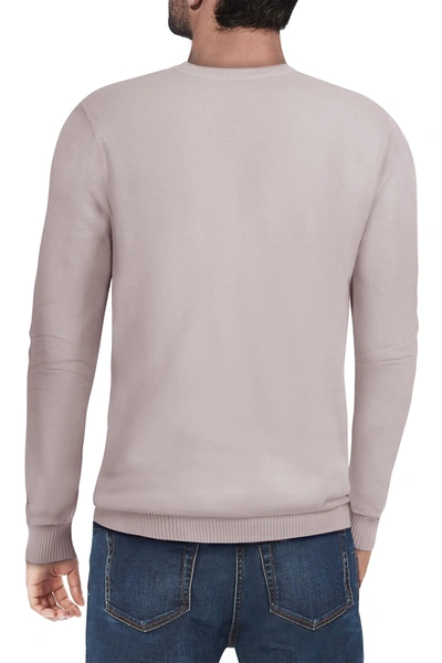 X-ray V-neck Rib Knit Sweater In Heather Grey