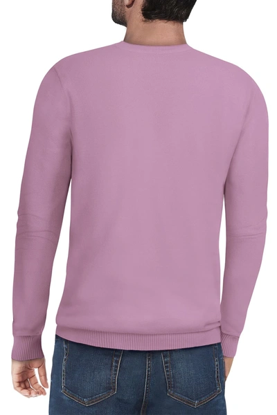 X-ray V-neck Rib Knit Sweater In Pale Pink