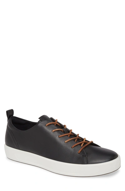 Shop Ecco Soft Viii Sneaker In Black Celeste