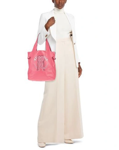 Shop Roberto Cavalli Handbags In Pink