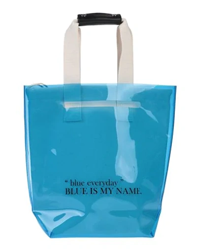 Shop Sjyp Handbags In Blue