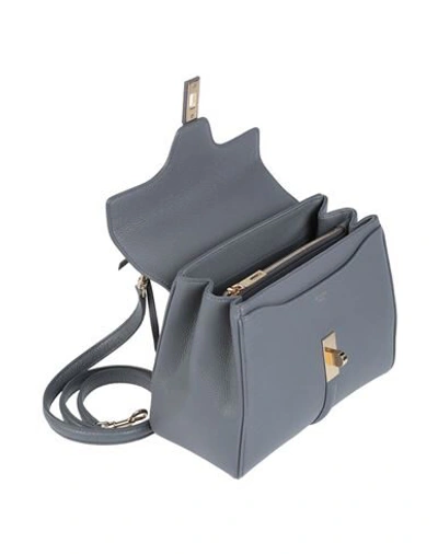 Shop Celine Handbag In Grey