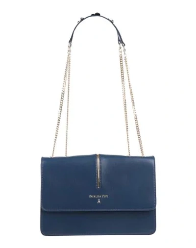 Shop Patrizia Pepe Handbags In Dark Blue