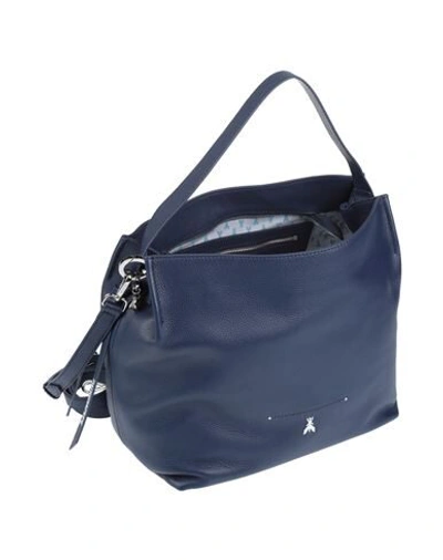 Shop Patrizia Pepe Handbags In Dark Blue