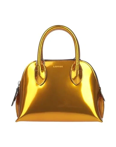 Shop Lanvin Handbags In Gold