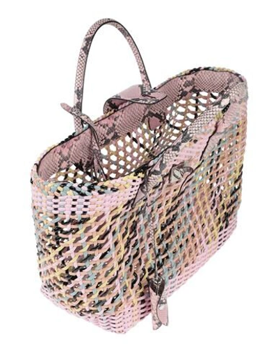 Shop Ermanno Scervino Woman Handbag Pink Size - Soft Leather, Plastic