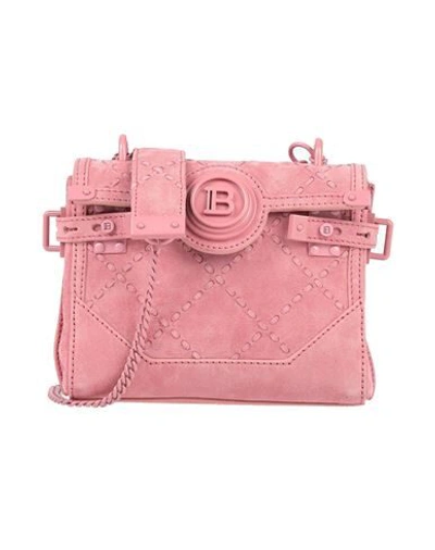 Shop Balmain Backpacks & Fanny Packs In Pink