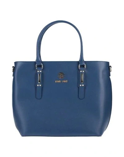 Shop Roberto Cavalli Handbags In Blue