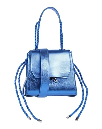 Shop Patrizia Pepe Handbags In Blue