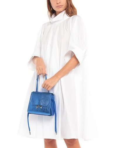 Shop Patrizia Pepe Handbags In Blue