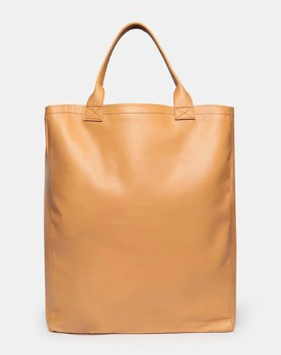 Shop 8 By Yoox Handbag Camel Size - Soft Leather In Beige