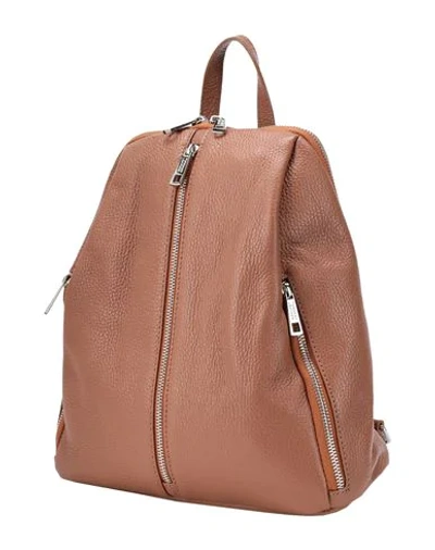 Shop Tuscany Leather Backpacks In Tan