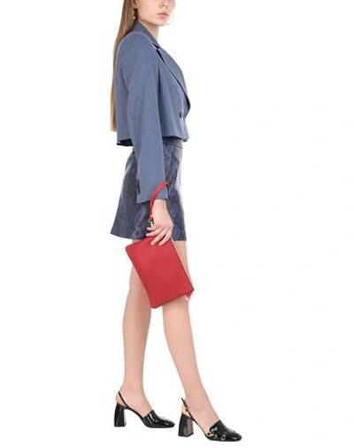 Shop Tuscany Leather Woman Handbag Red Size - Soft Leather