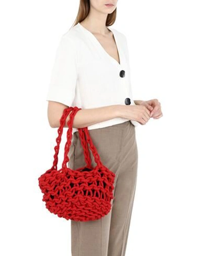 Shop Alienina Handbags In Red