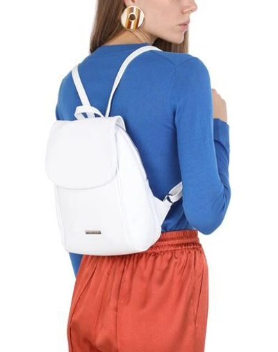 Tuscany Leather Backpacks In White