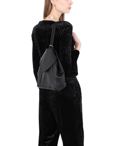 Tuscany Leather Backpacks In Black