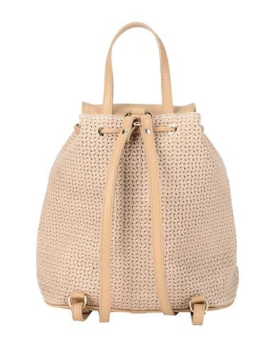 Shop Tuscany Leather Backpacks In Sand