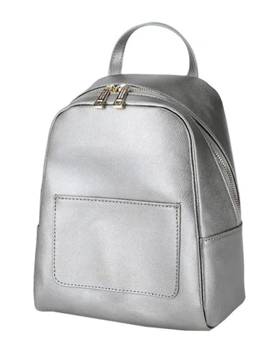 Shop Tuscany Leather Backpacks In Silver