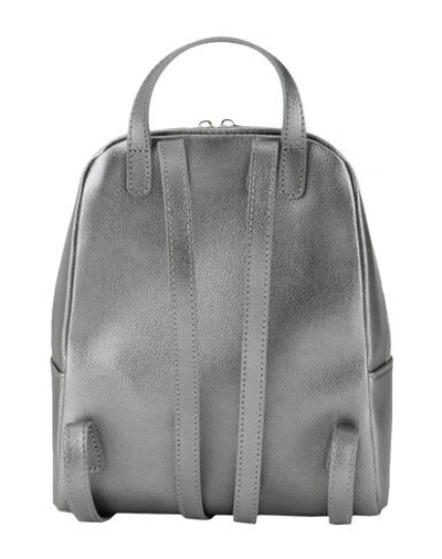 Shop Tuscany Leather Backpacks In Silver