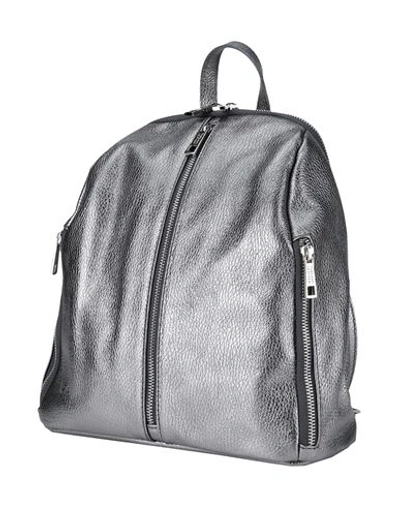 Shop Tuscany Leather Backpacks In Silver