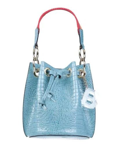 Shop B'mor Handbags In Sky Blue