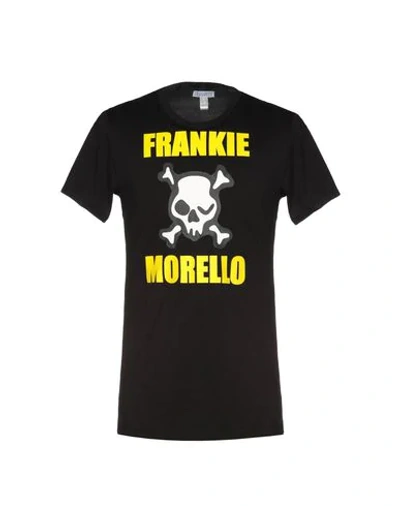 Shop Frankie Morello Sexywear T-shirts In Black