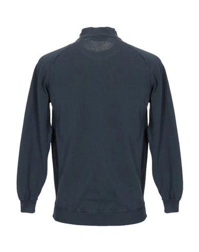 Shop Alpha Studio Man Sweater Midnight Blue Size 38 Cotton