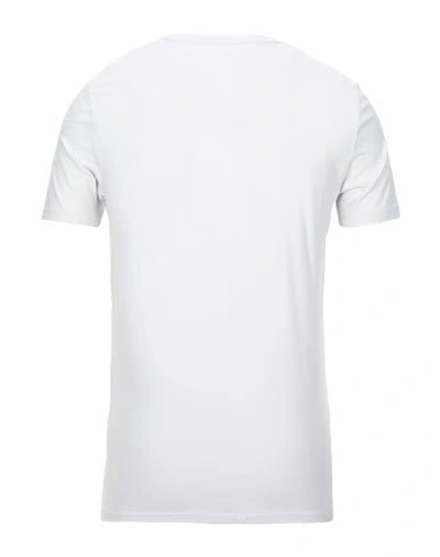 Shop Majestic T-shirts In Light Grey