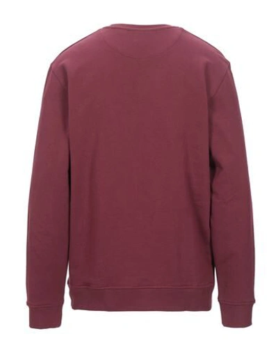 Shop Lyle & Scott Man Sweatshirt Burgundy Size Xs Cotton In Red