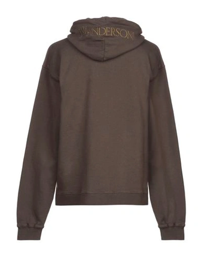 Shop Jw Anderson Sweatshirts In Khaki