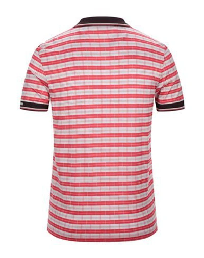 Shop Lanvin Polo Shirts In Red