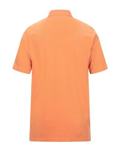 Shop Altea Man Polo Shirt Apricot Size Xxl Cotton In Orange