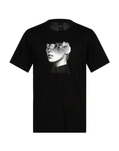 Shop Mira Visionary Concept T-shirts In Black