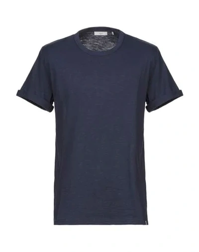 Shop Minimum Man T-shirt Midnight Blue Size S Cotton