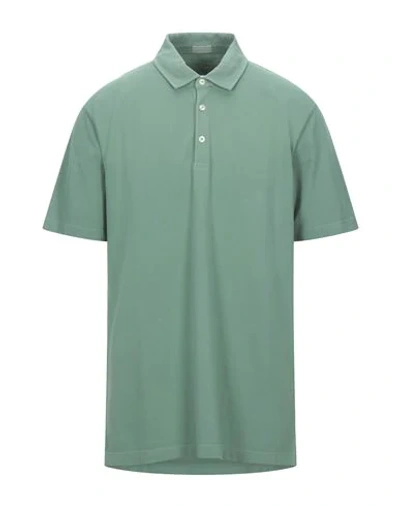 Shop Altea Polo Shirts In Light Green
