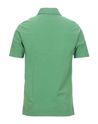 Shop Altea Man Polo Shirt Green Size M Cotton