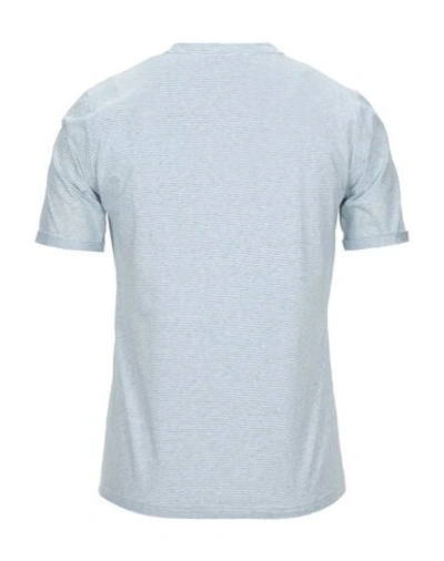 Shop Alpha Studio Man T-shirt Green Size 36 Cotton