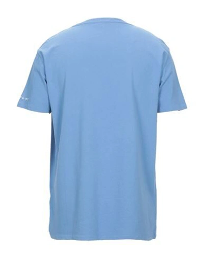 Shop Replay T-shirt In Sky Blue