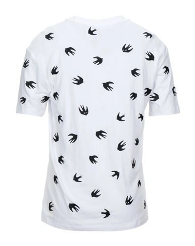 Shop Mcq By Alexander Mcqueen Mcq Alexander Mcqueen Man T-shirt White Size L Cotton, Modal, Polyester